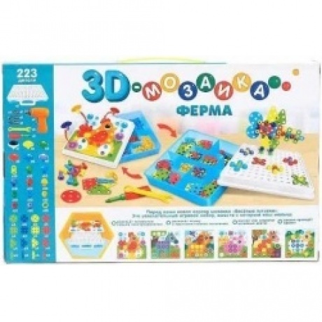 3D-мозаика с шуруповёртом Zabiaka "Ферма" арт.SL-02623/4301031
3D-мозаика с шуруповёртом Zabiaka "Ферма" арт.SL-02623/4301031