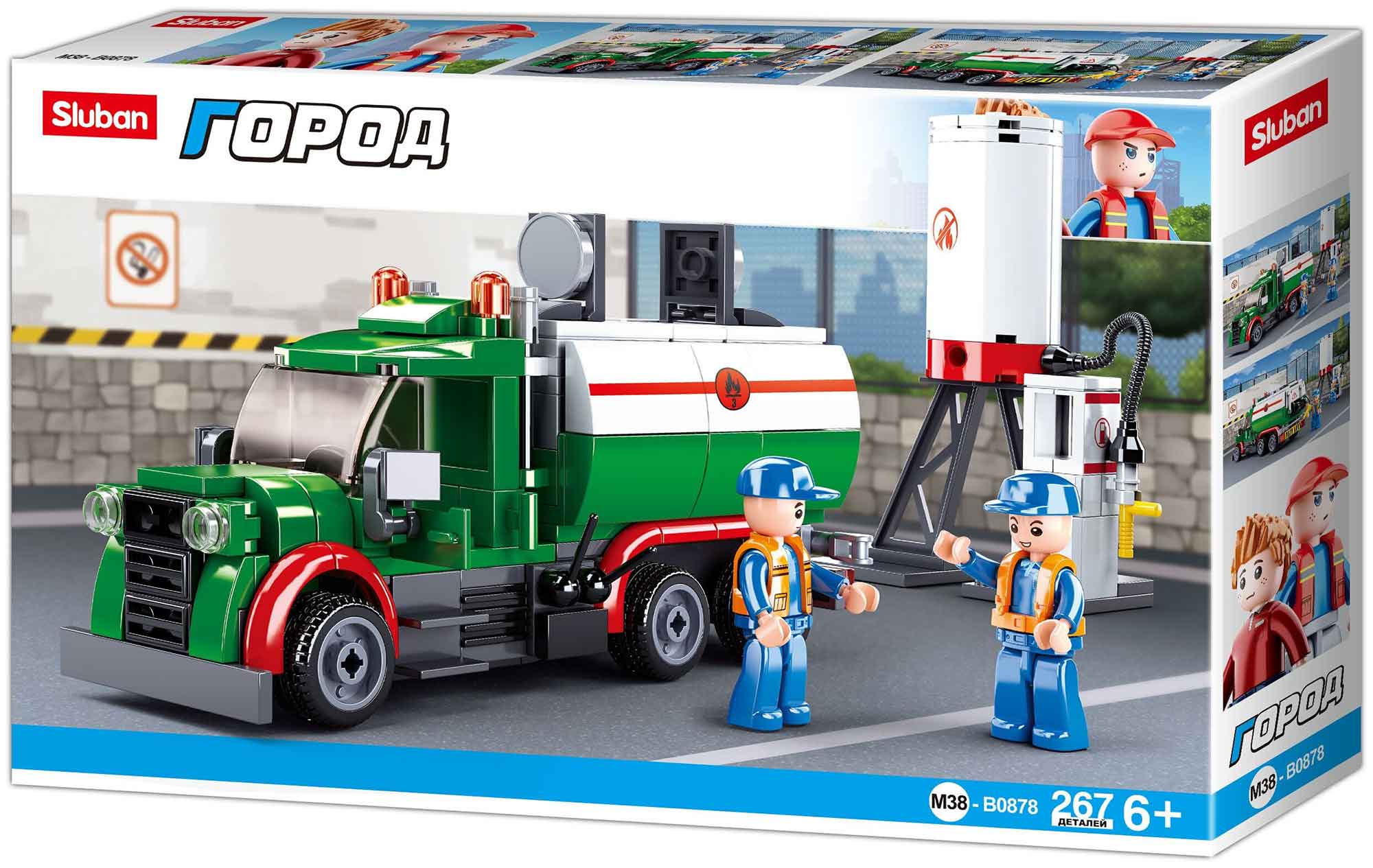 Конструктор "Город.Бензовоз" 267 деталей в коробке
Конструктор "Город.Бензовоз" 267 деталей в коробке