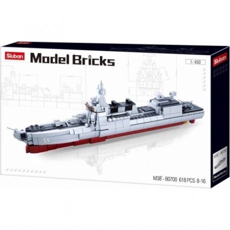 Конструктор "Миноносец" (578 деталей) в коробке
Конструктор "Миноносец" (578 деталей) в коробке