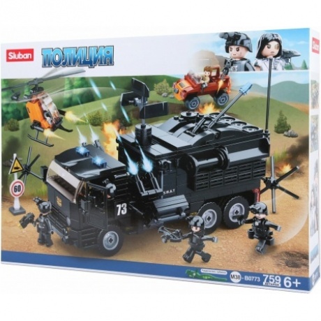 Конструктор "Спецназ.Военный грузовик" 759 деталей в коробке
Конструктор "Спецназ.Военный грузовик" 759 деталей в коробке