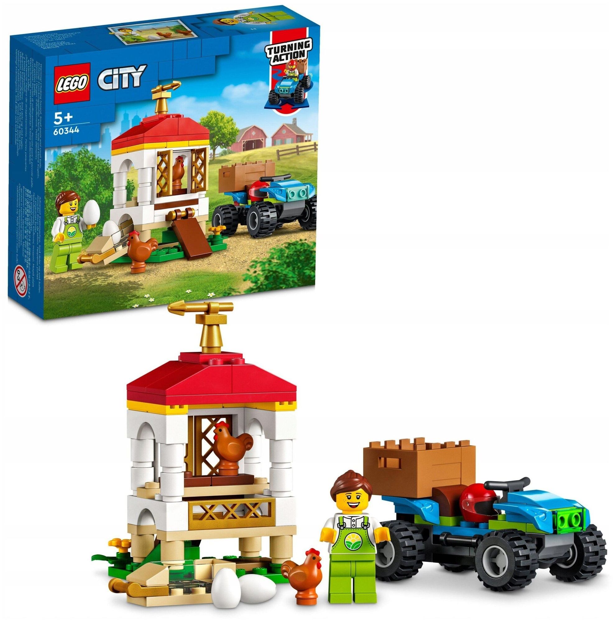 Конструктор LEGO City "Курятник" 60344
Конструктор LEGO City "Курятник" 60344