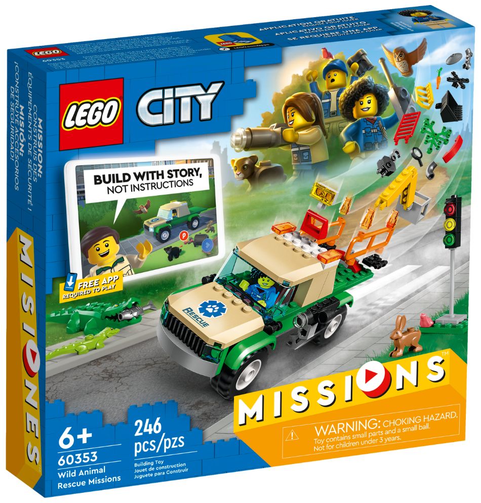 Конструктор LEGO City "Миссии по спасению диких животных" 60353
Конструктор LEGO City "Миссии по спасению диких животных" 60353