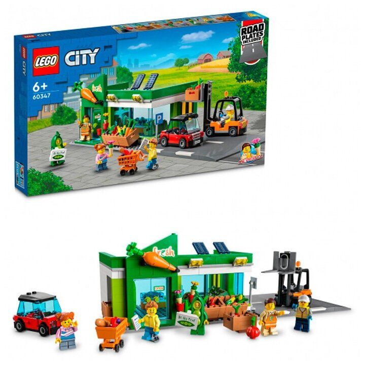 Конструктор LEGO City "Продуктовый магазин" 60347
Конструктор LEGO City "Продуктовый магазин" 60347
