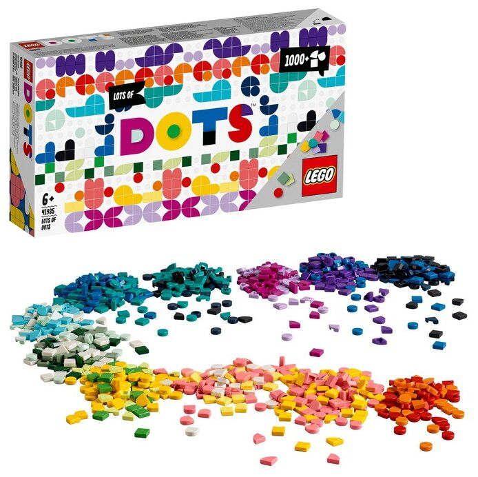 Конструктор LEGO DOTs "Большой набор тайлов" 41935
Конструктор LEGO DOTs "Большой набор тайлов" 41935