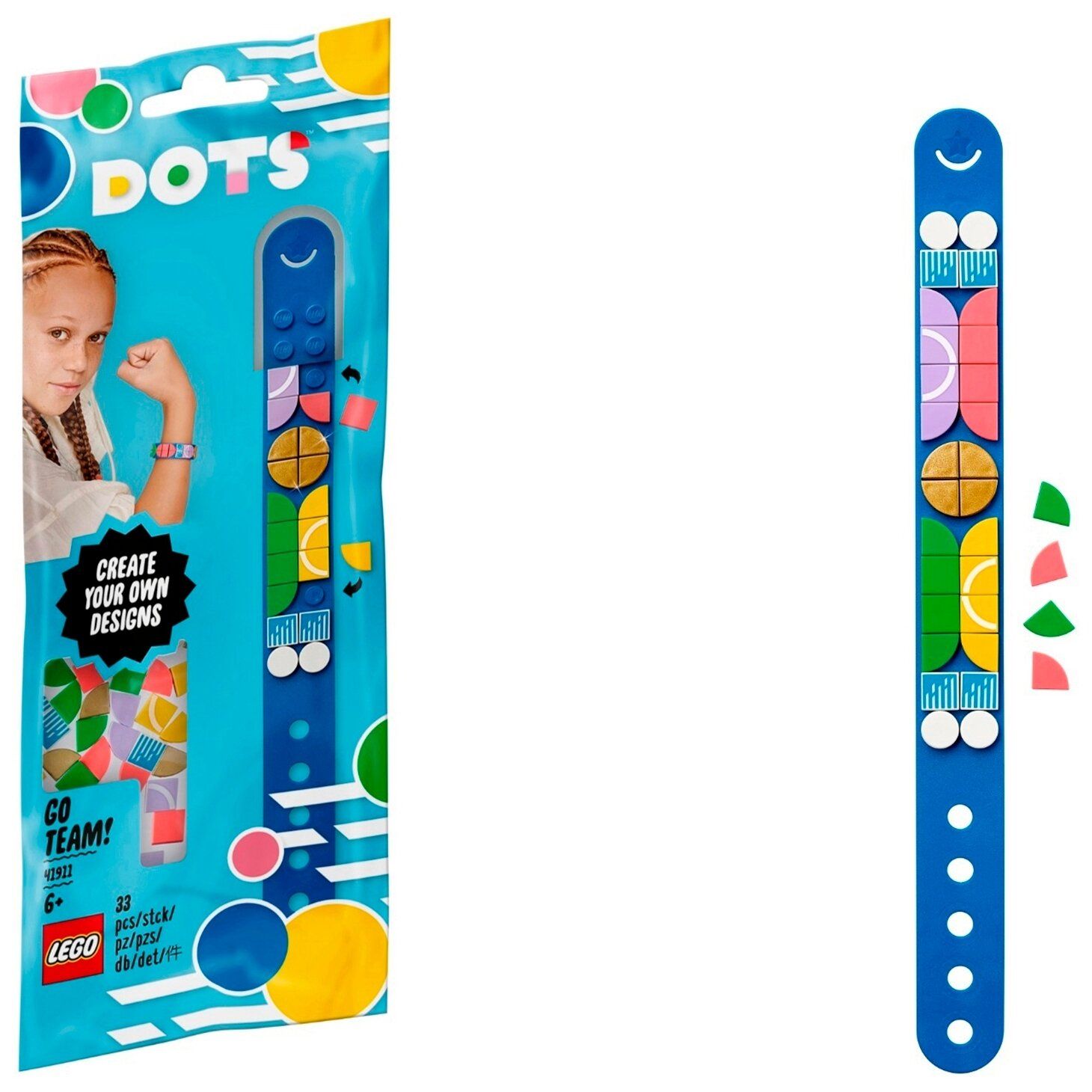 Конструктор LEGO DOTs Браслет «Чемпионки» 41911
Конструктор LEGO DOTs Браслет «Чемпионки» 41911