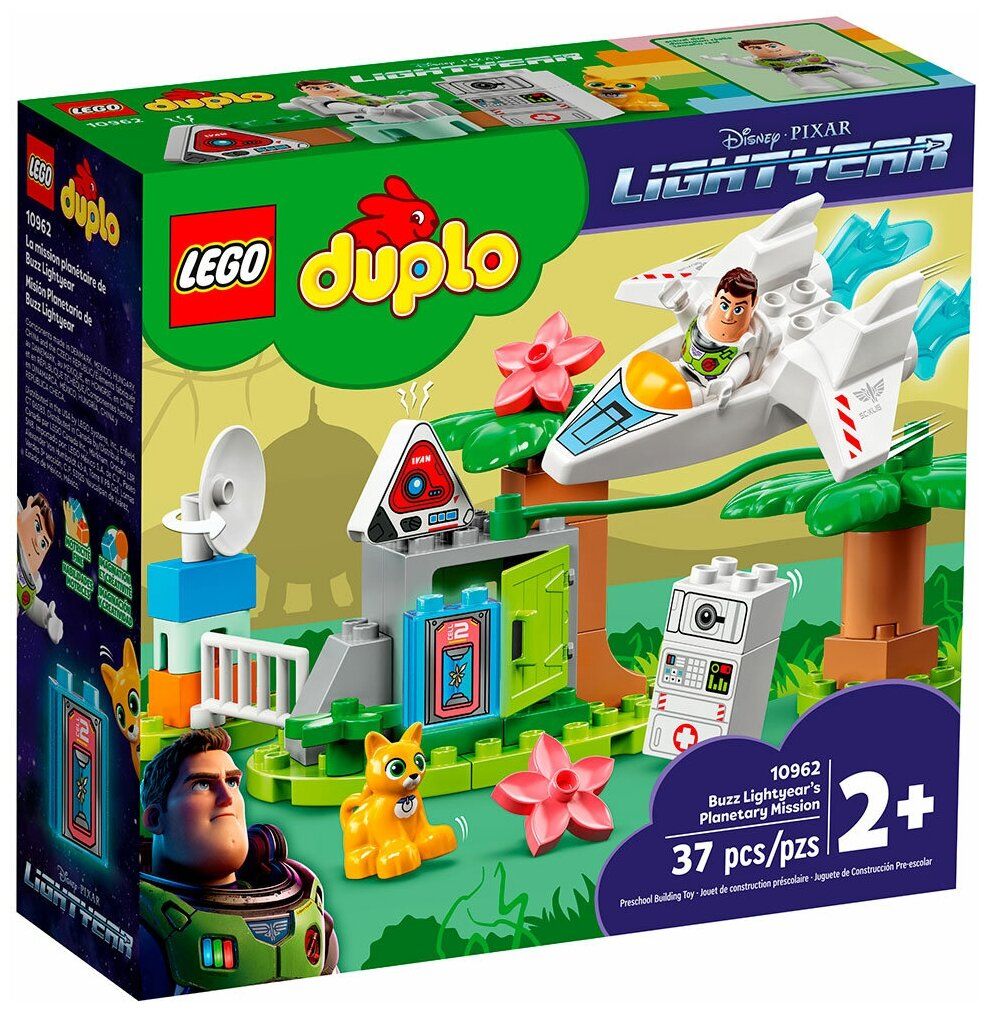 Конструктор LEGO DUPLO Disney "Миссия Базз Лайтер "Планета"" 10962
Конструктор LEGO DUPLO Disney "Миссия Базз Лайтер "Планета"" 10962