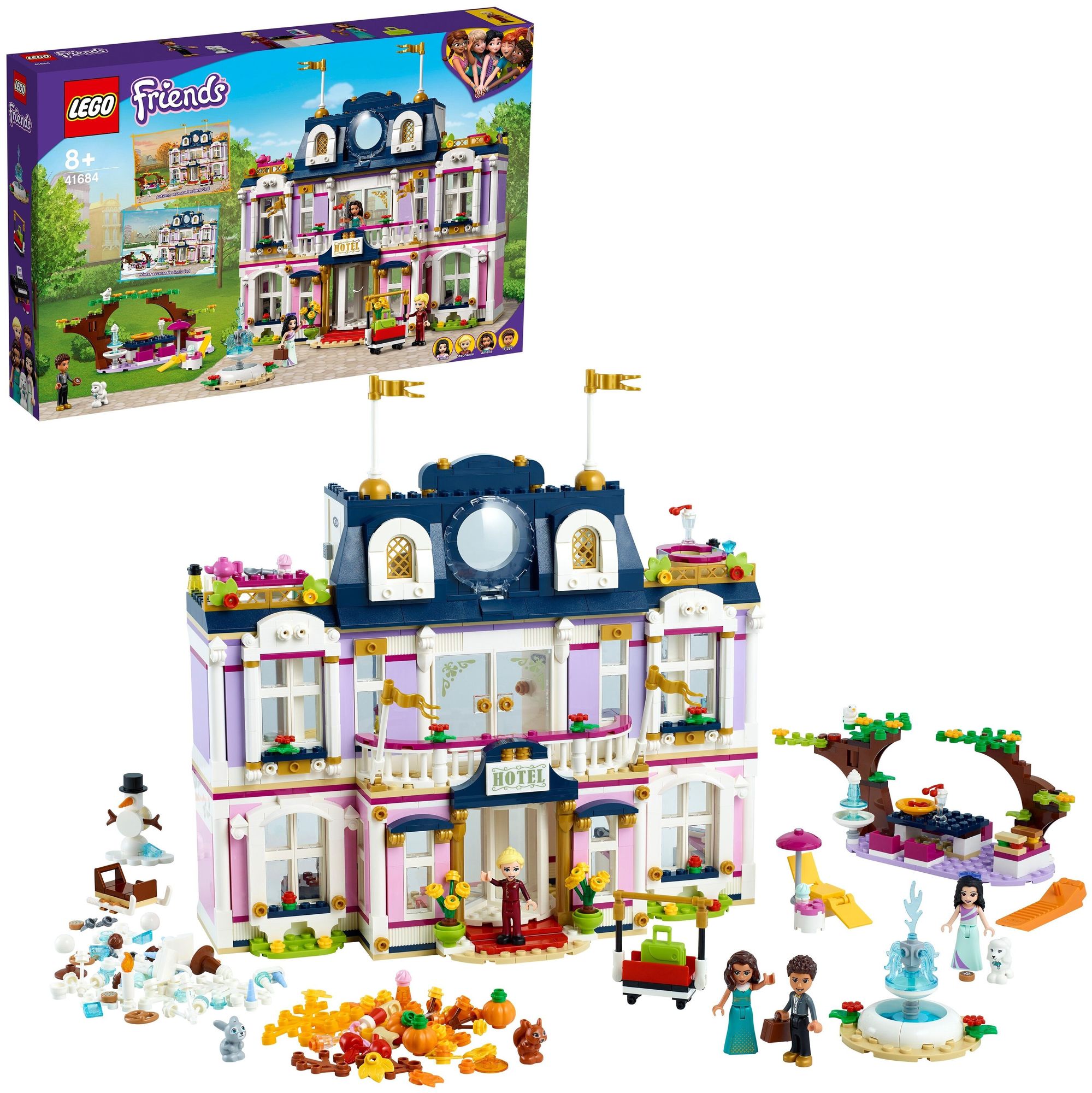 Конструктор LEGO Friends "Гранд-отель Хартлейк Сити" 41684
Конструктор LEGO Friends "Гранд-отель Хартлейк Сити" 41684