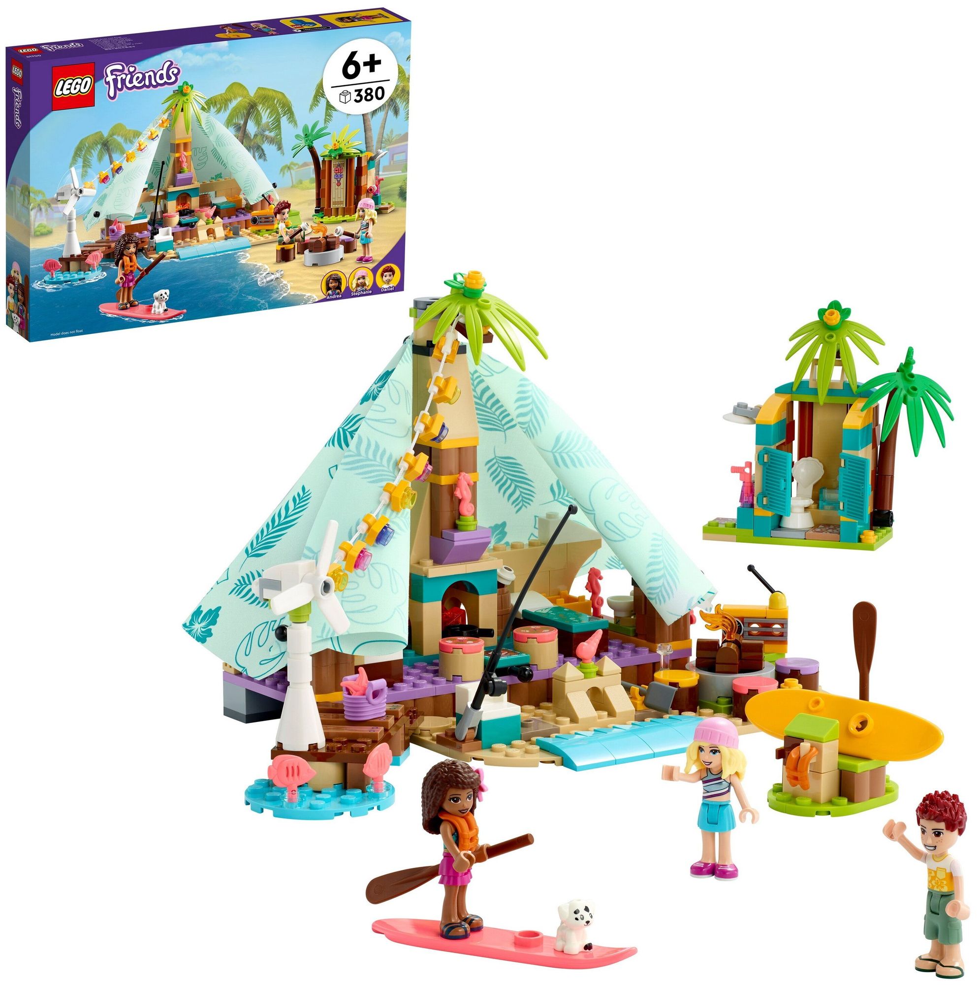 Конструктор LEGO Friends "Кэмпинг на пляже" 41700
Конструктор LEGO Friends "Кэмпинг на пляже" 41700