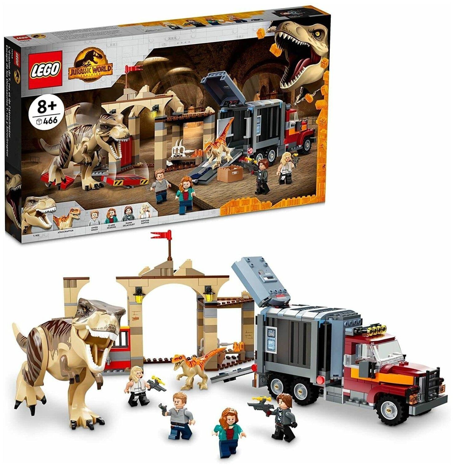 Конструктор LEGO Jurassic World "Побег атроцираптора и тираннозавра" 76948
Конструктор LEGO Jurassic World "Побег атроцираптора и тираннозавра" 76948