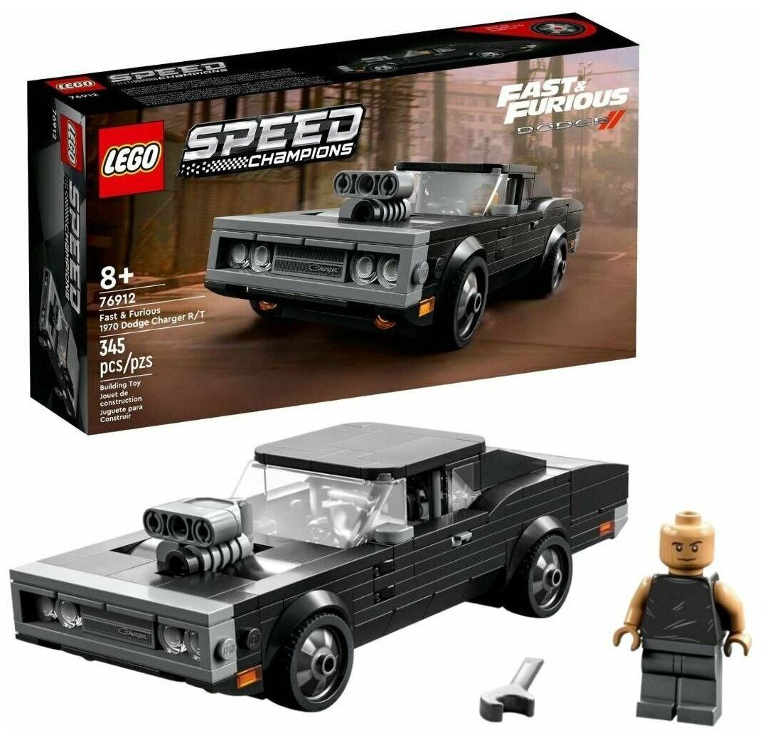 Конструктор LEGO Speed Champions "Fast & Furious 1970 Dodge Charger R/T" 76912
Конструктор LEGO Speed Champions "Fast & Furious 1970 Dodge Charger R/T" 76912