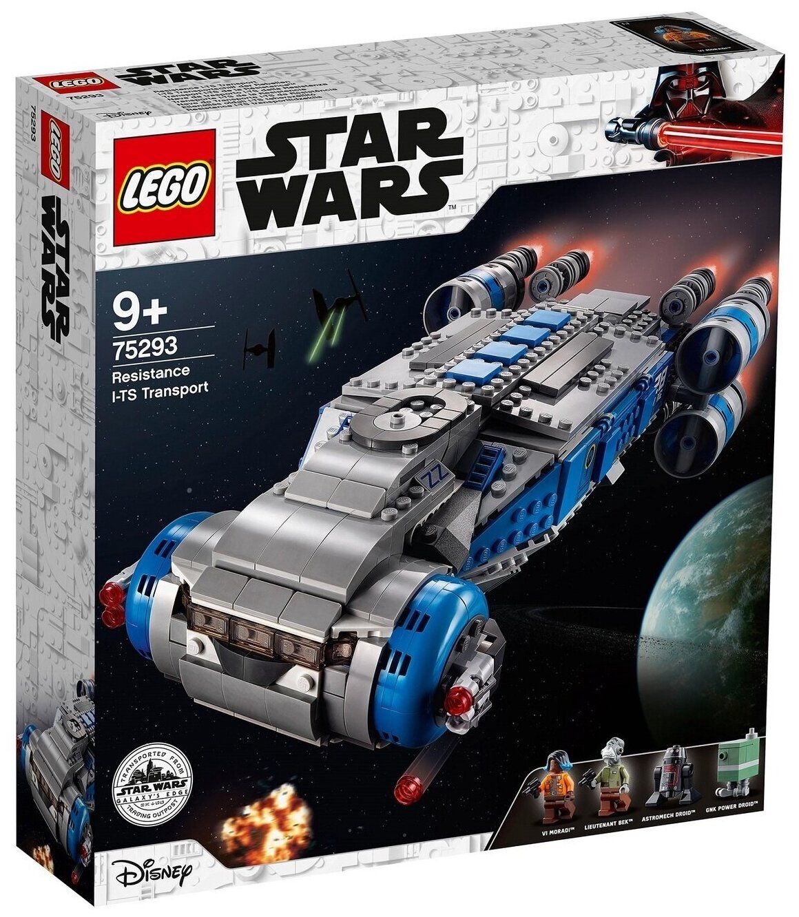 Конструктор LEGO Star Wars "Транспортный корабль Сопротивления I-TS" 75293
Конструктор LEGO Star Wars "Транспортный корабль Сопротивления I-TS" 75293