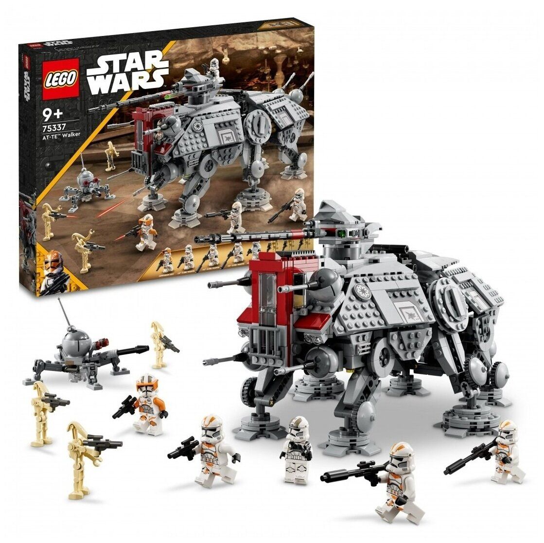Конструктор LEGO Star Wars "Шагоход AT-TE" 75337
Конструктор LEGO Star Wars "Шагоход AT-TE" 75337