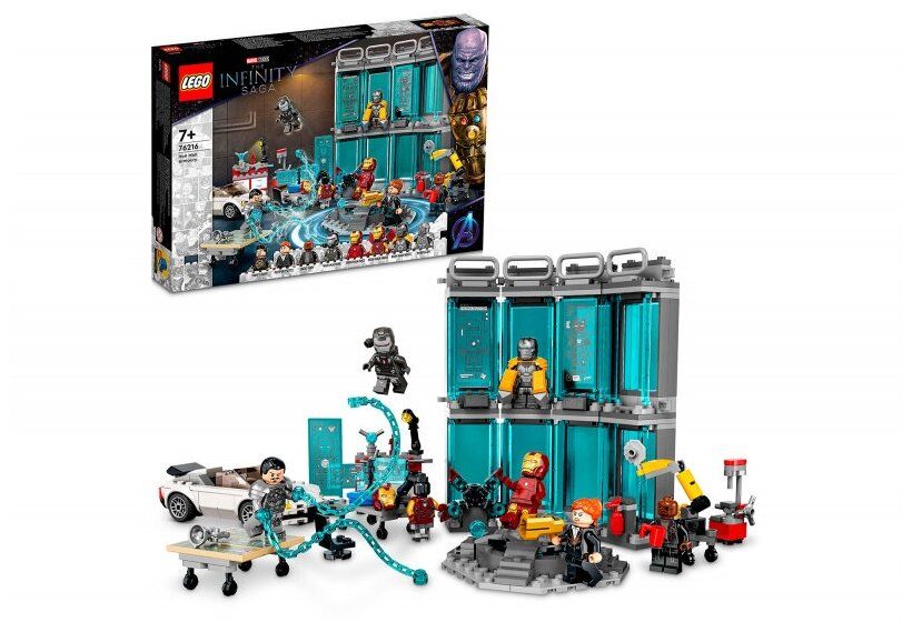 Конструктор LEGO Super Heroes "Арсенал Железного человека" 76216
Конструктор LEGO Super Heroes "Арсенал Железного человека" 76216