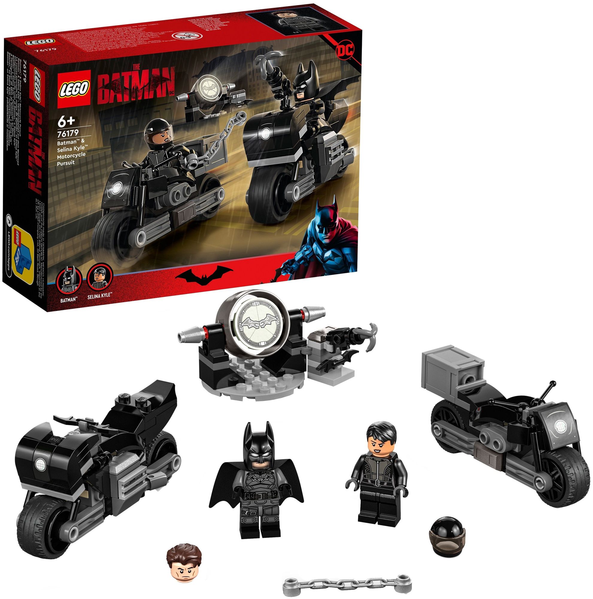 Конструктор LEGO Super Heroes "Бэтмен и Селина Кайл: погоня на мотоцикле" 76179
Конструктор LEGO Super Heroes "Бэтмен и Селина Кайл: погоня на мотоцикле" 76179