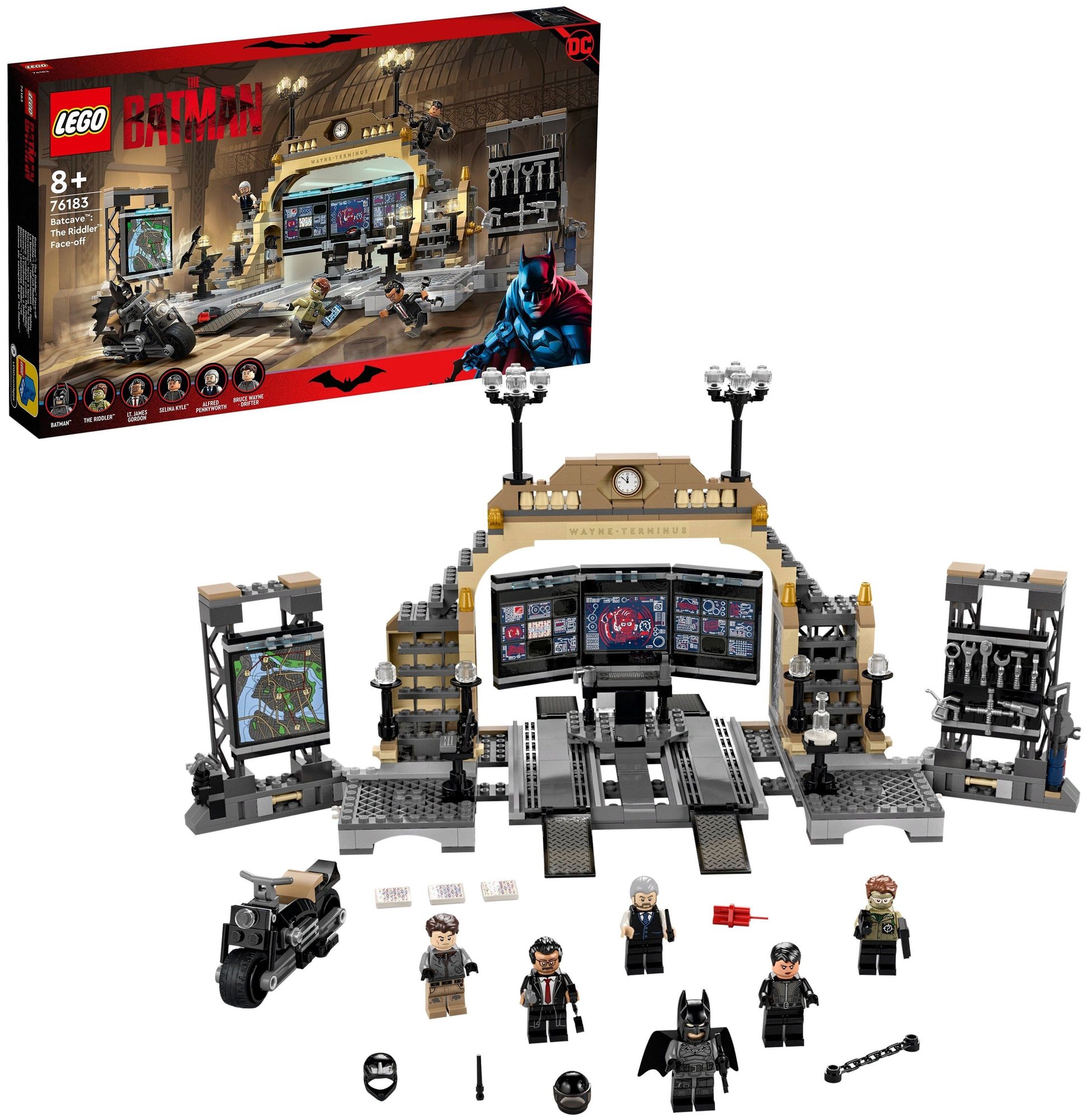 Конструктор LEGO Super Heroes "Бэтпещера: схватка с Загадочником" 76183
Конструктор LEGO Super Heroes "Бэтпещера: схватка с Загадочником" 76183