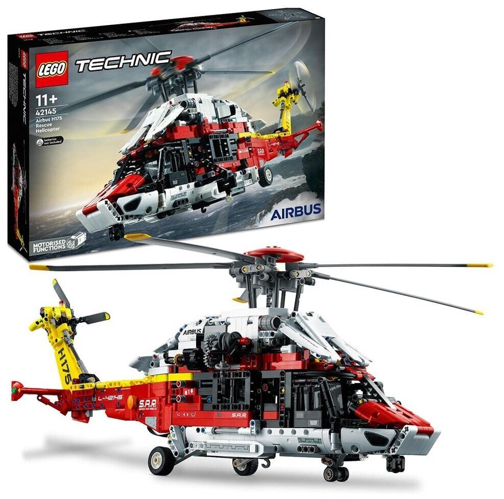 Конструктор LEGO Technic "Спасательный вертолет Airbus H175" 42145
Конструктор LEGO Technic "Спасательный вертолет Airbus H175" 42145