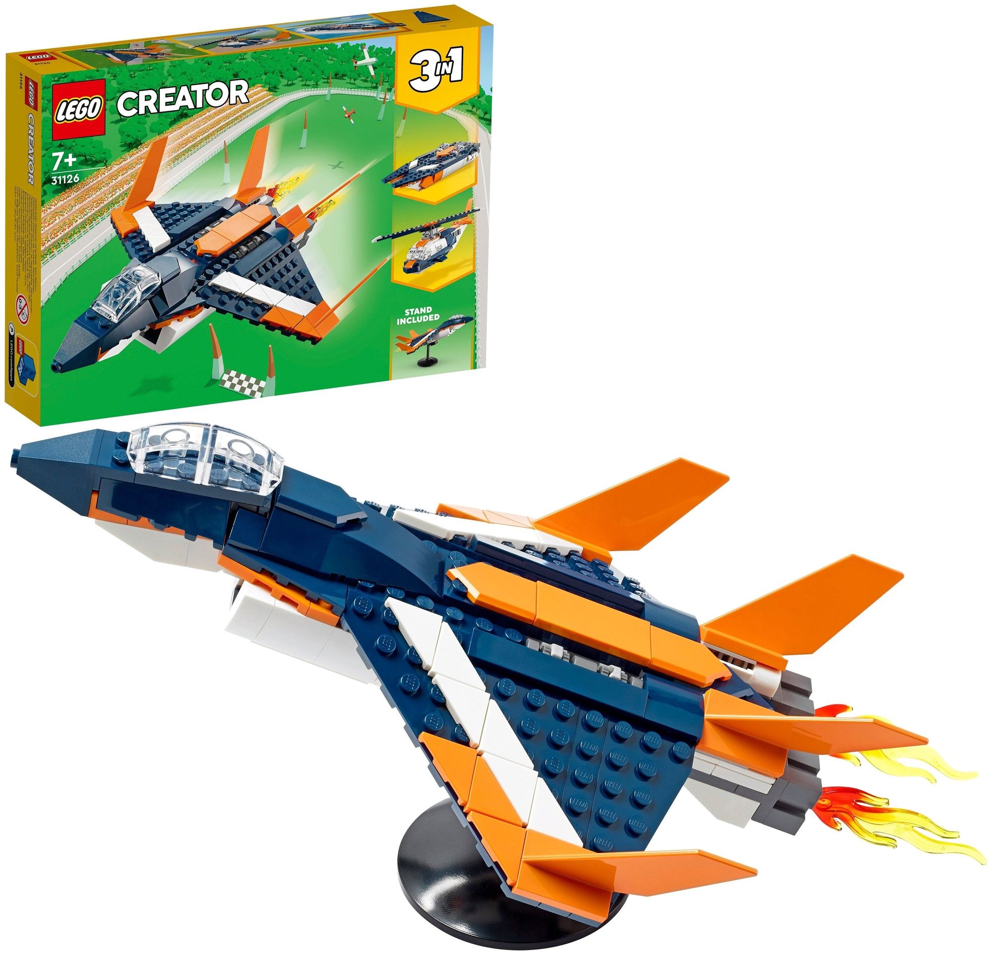 Конструктор Lego Creator Supersonic-jet пластик (31126)
Конструктор Lego Creator Supersonic-jet пластик (31126)