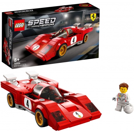 Конструктор Lego Speed Champions 1970 Ferrari 512 M (76906)
Конструктор Lego Speed Champions 1970 Ferrari 512 M (76906)