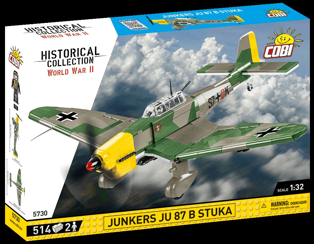 Конструктор Cobi арт.5730 Немецкий самолет Junkers Ju 87B Stuka 514 дет.
Конструктор Cobi арт.5730 Немецкий самолет Junkers Ju 87B Stuka 514 дет.
