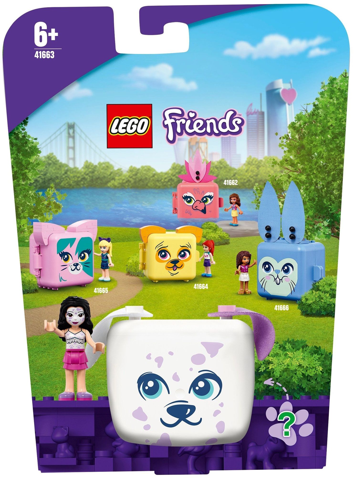 Конструктор LEGO 41663 Friends Emma's Dalmatian Cube (Кьюб Эммы с далматином)
Конструктор LEGO 41663 Friends Emma's Dalmatian Cube (Кьюб Эммы с далматином)