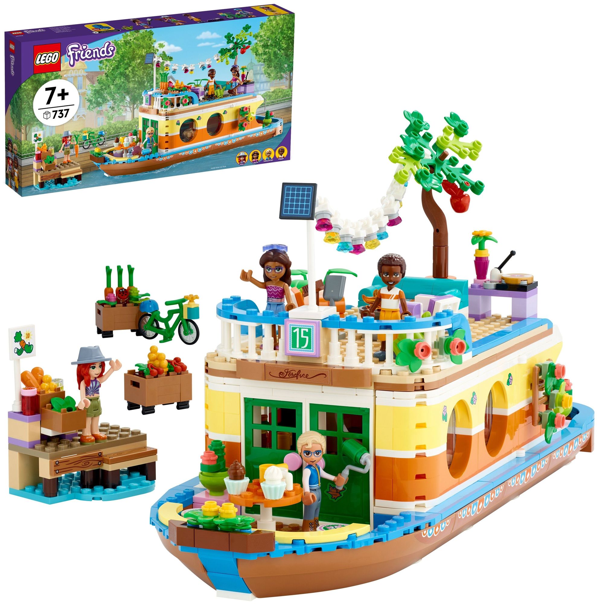 Конструктор LEGO 41702 Friends Canal Houseboat (Плавучий дом на канале)
Конструктор LEGO 41702 Friends Canal Houseboat (Плавучий дом на канале)