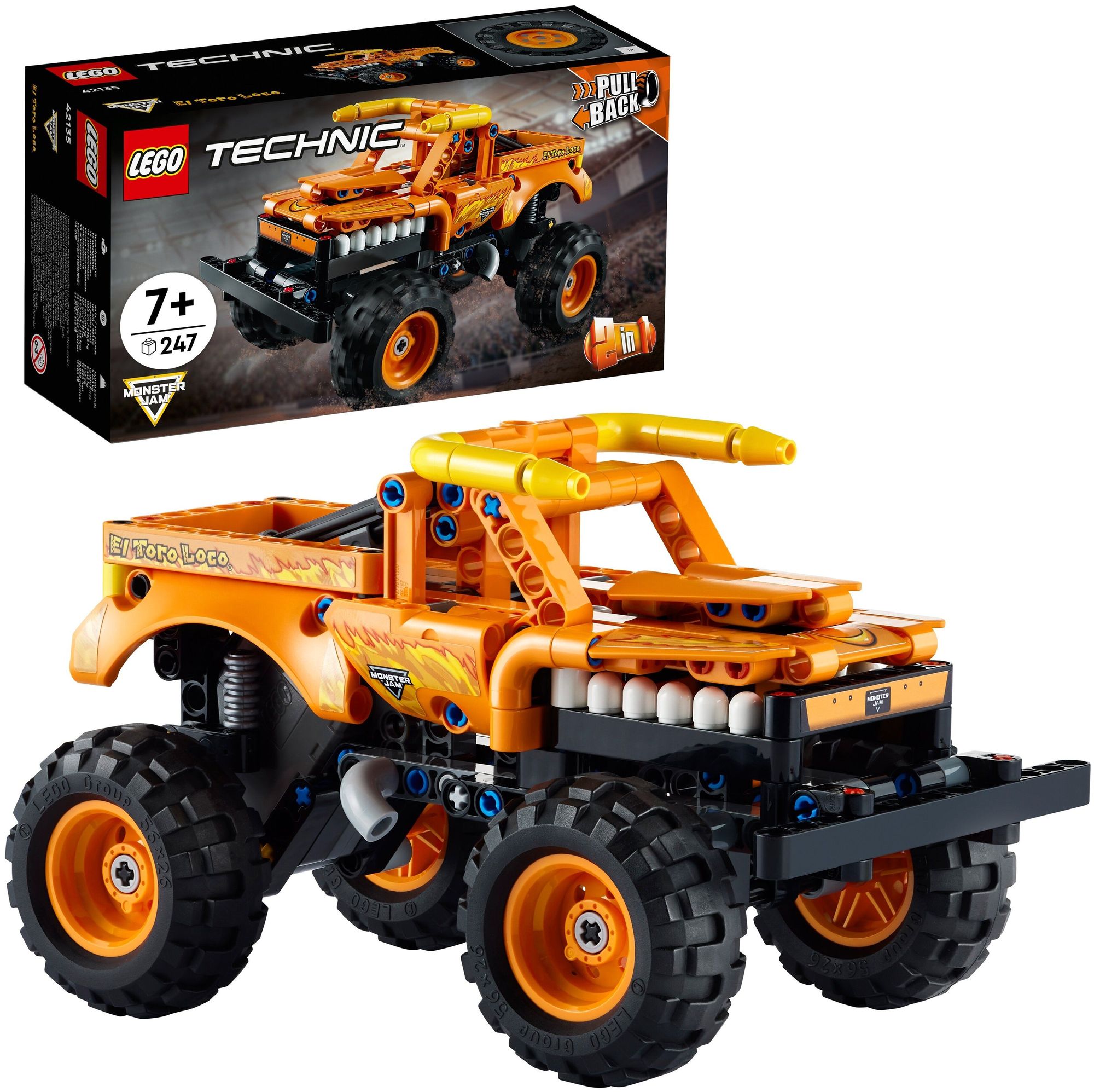 Конструктор LEGO 42135 Technic Monster Jam El Toro Loco (Машина монстр-трак Джем)
Конструктор LEGO 42135 Technic Monster Jam El Toro Loco (Машина монстр-трак Джем)