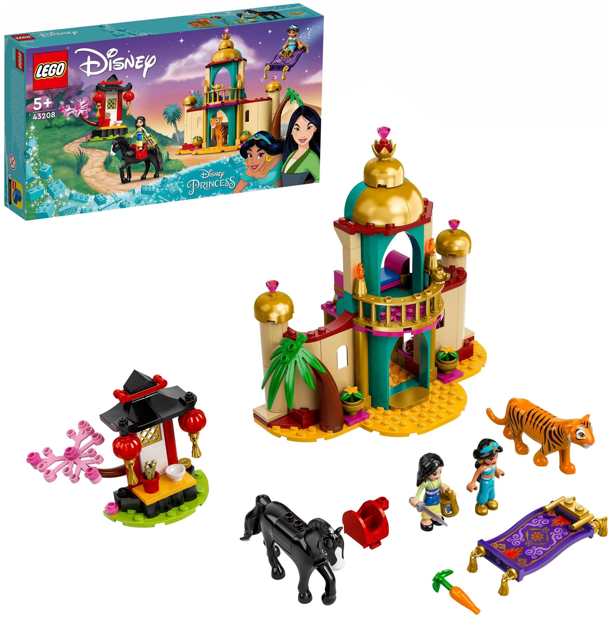 Конструктор LEGO 43208 Disney Princess Jasmine and Mulan's Adventure (Приключение Жасмин и Мулан)
Конструктор LEGO 43208 Disney Princess Jasmine and Mulan's Adventure (Приключение Жасмин и Мулан)