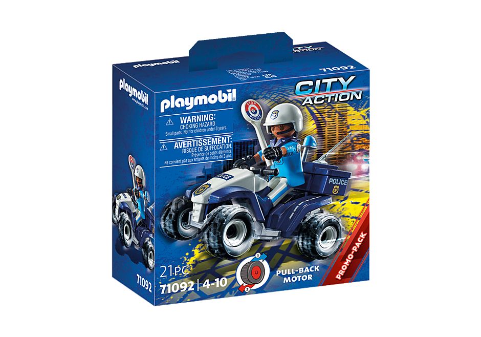 Playmobil 71092 Police Quad (Полицейский квадроцикл)
Playmobil 71092 Police Quad (Полицейский квадроцикл)
