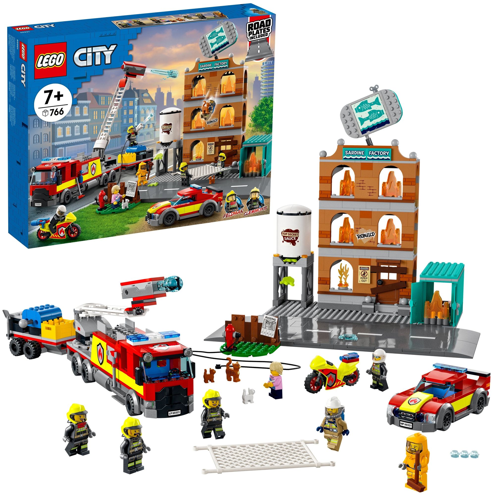 Конструктор LEGO 60321 City Fire Brigade (Пожарная команда)
Конструктор LEGO 60321 City Fire Brigade (Пожарная команда)