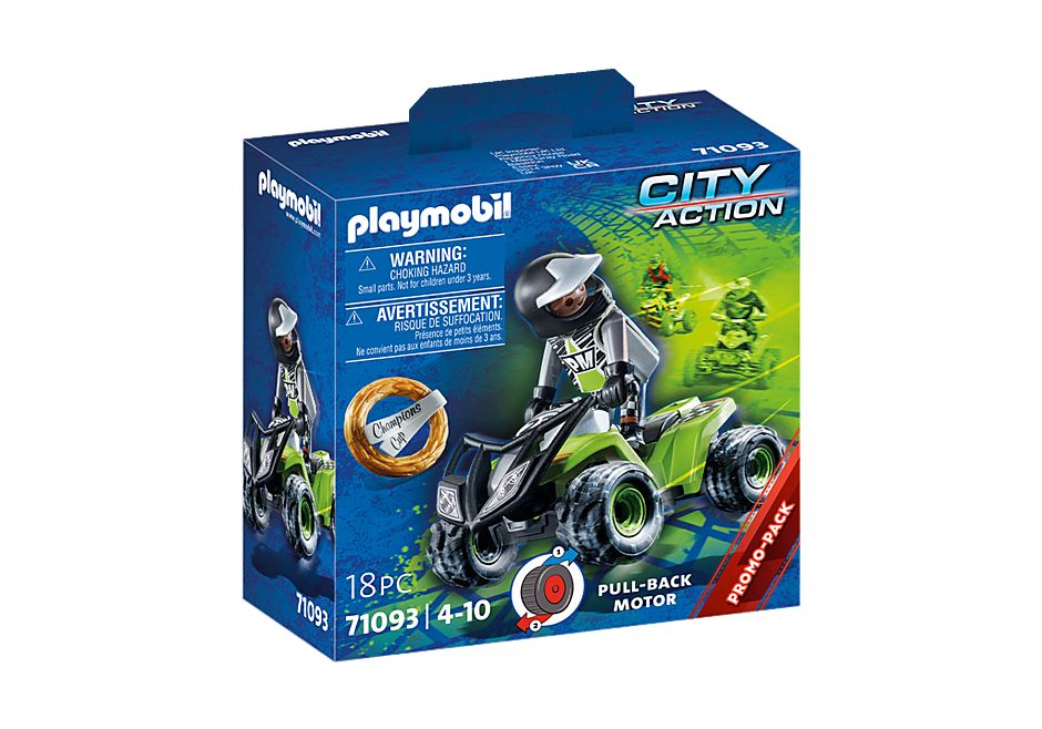 Playmobil 71093 Racing Quad (Гоночный квадроцикл)
Playmobil 71093 Racing Quad (Гоночный квадроцикл)
