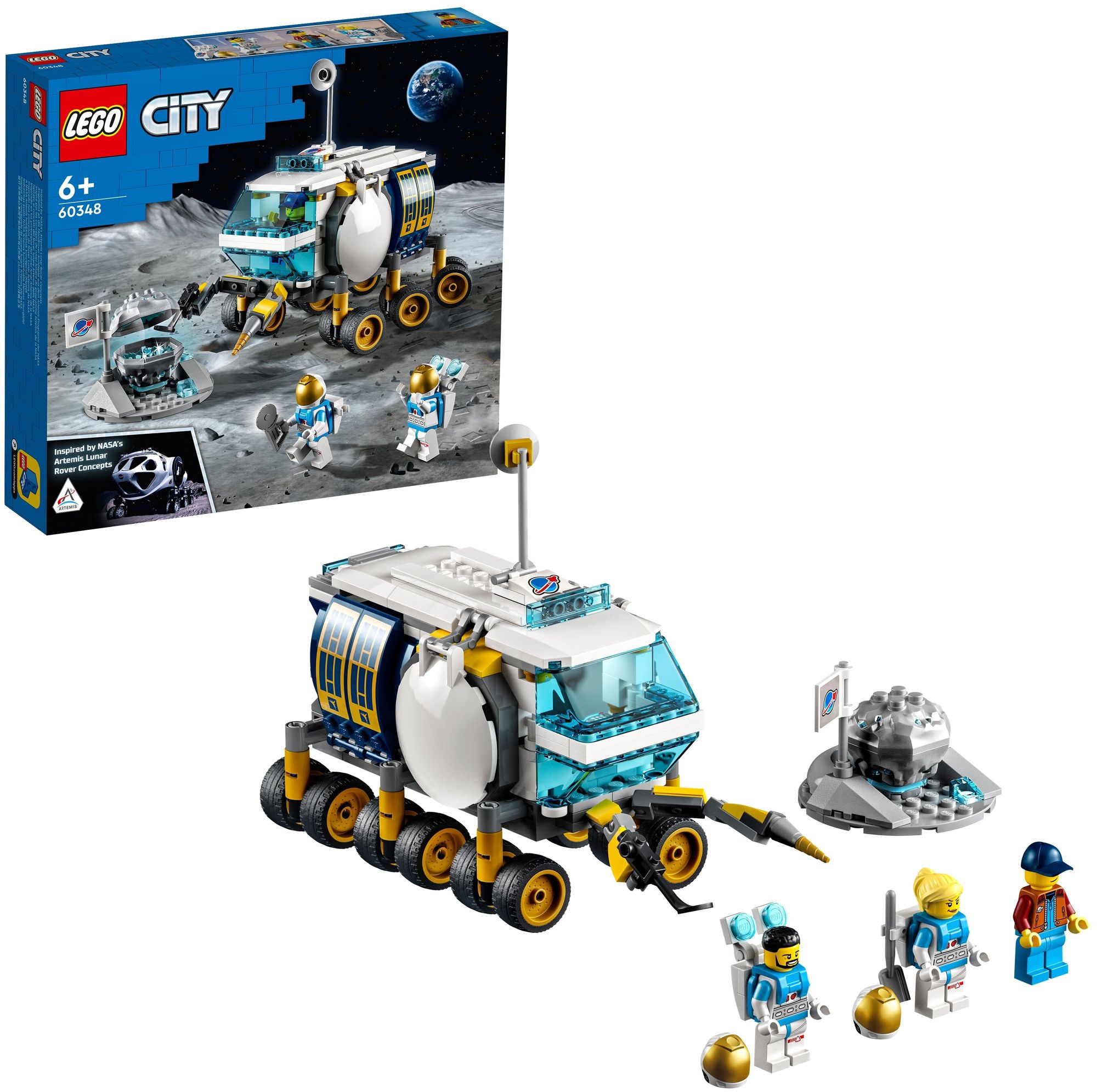Конструктор LEGO 60348 City Lunar Roving Vehicle (Лунный вездеход)
Конструктор LEGO 60348 City Lunar Roving Vehicle (Лунный вездеход)