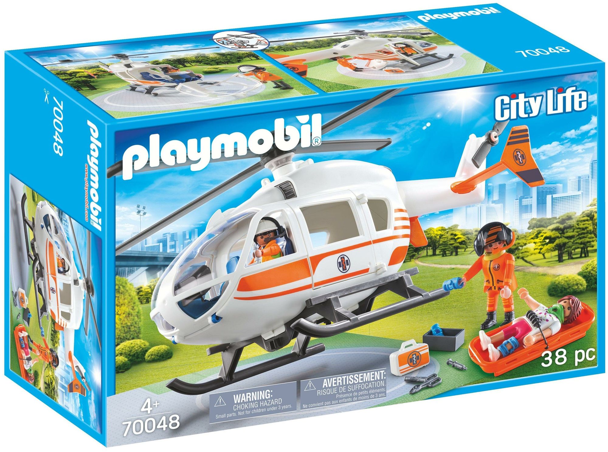 Playmobil 70048 Rescue Helicopter (Спасательный вертолет)
Playmobil 70048 Rescue Helicopter (Спасательный вертолет)