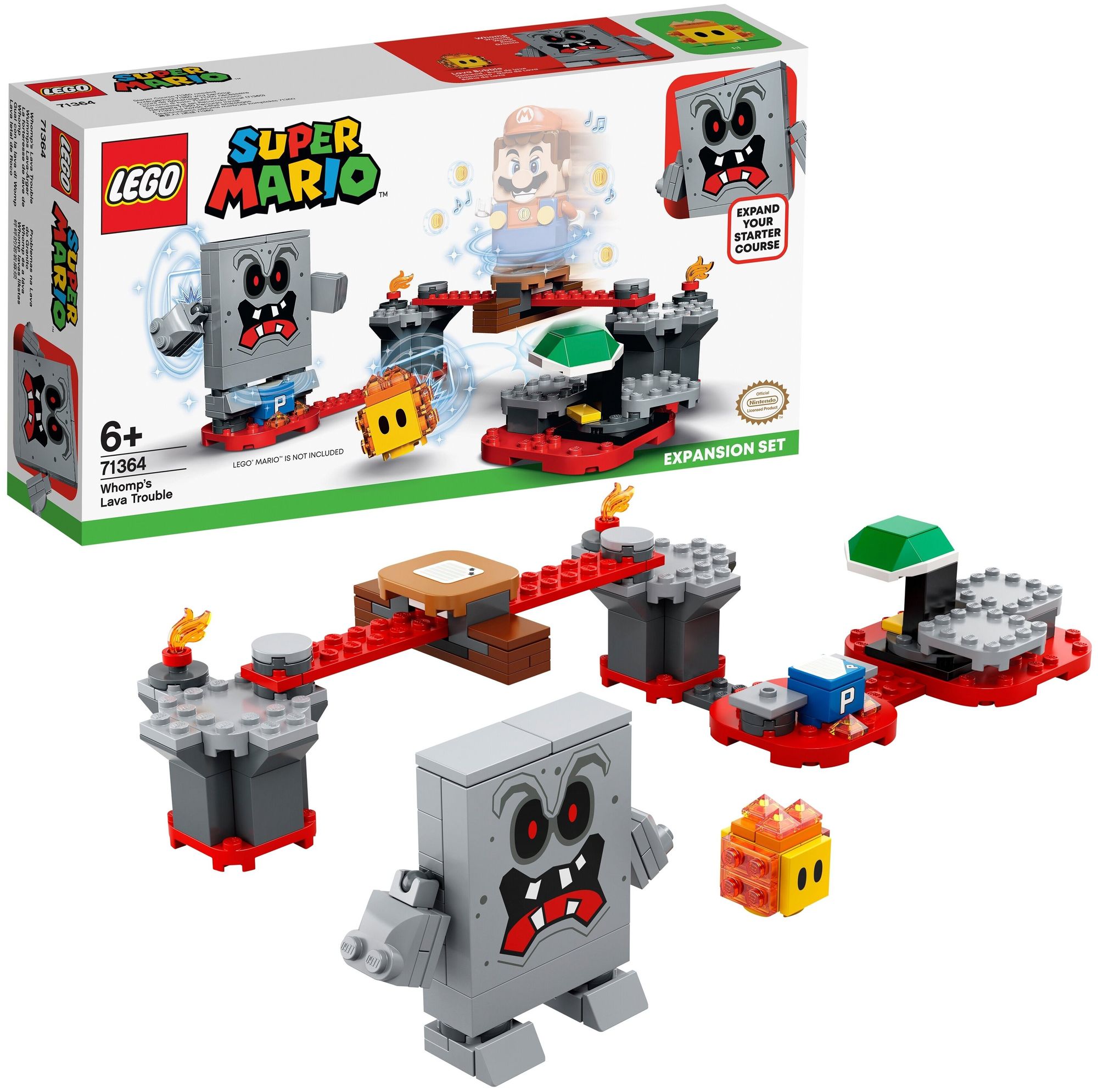 Конструктор LEGO 71364 Super Mario Whomps Lava Trouble Expansion Set
Конструктор LEGO 71364 Super Mario Whomps Lava Trouble Expansion Set