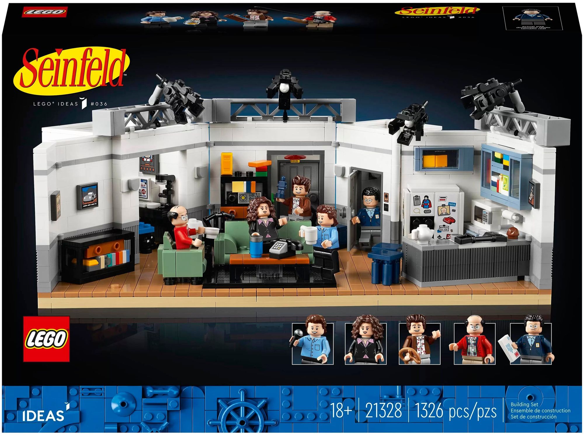 Конструктор LEGO 21328 Ideas Seinfeld
Конструктор LEGO 21328 Ideas Seinfeld