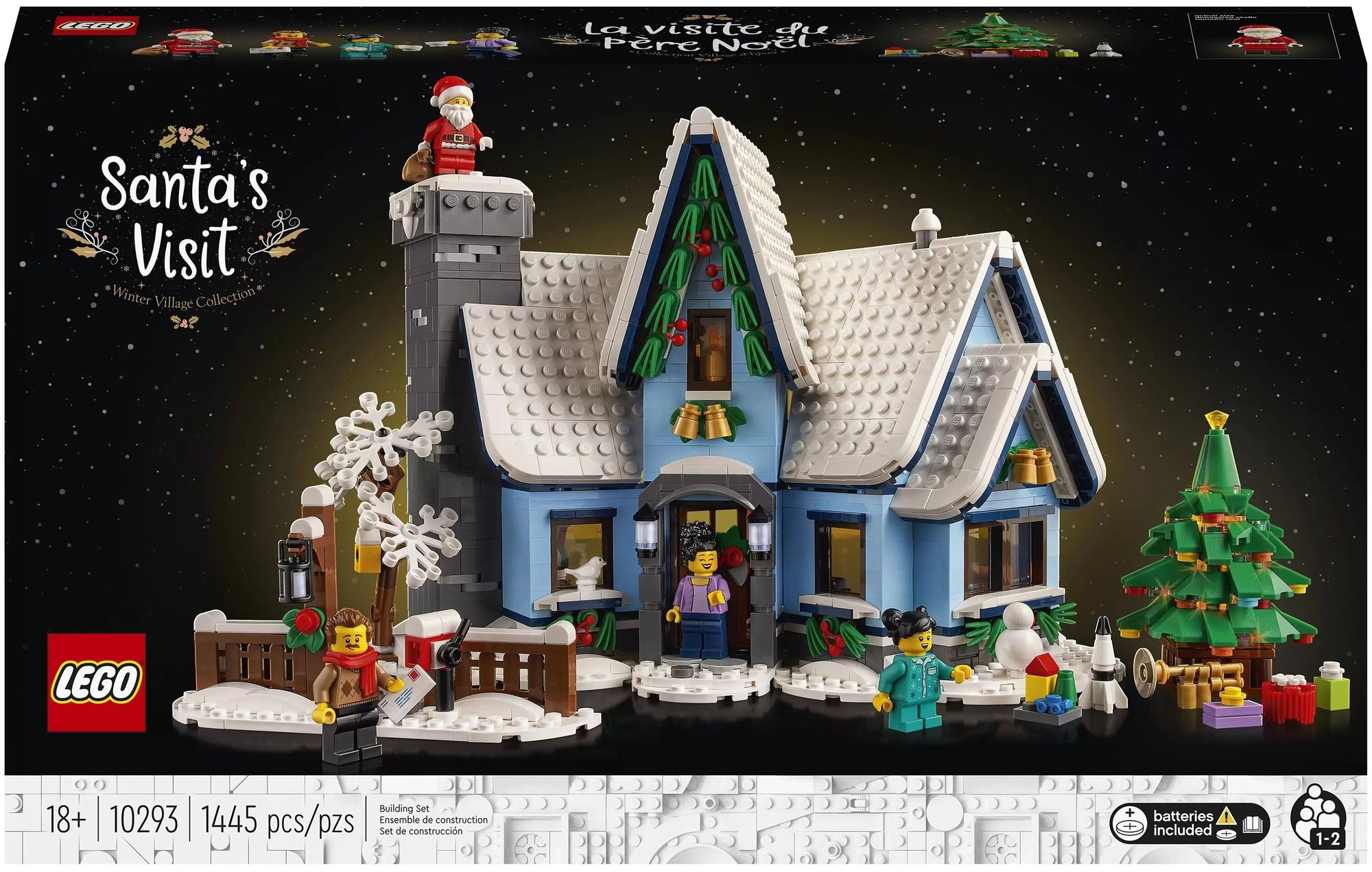 Конструктор LEGO 10293 Creator Expert Santas Visit
Конструктор LEGO 10293 Creator Expert Santas Visit