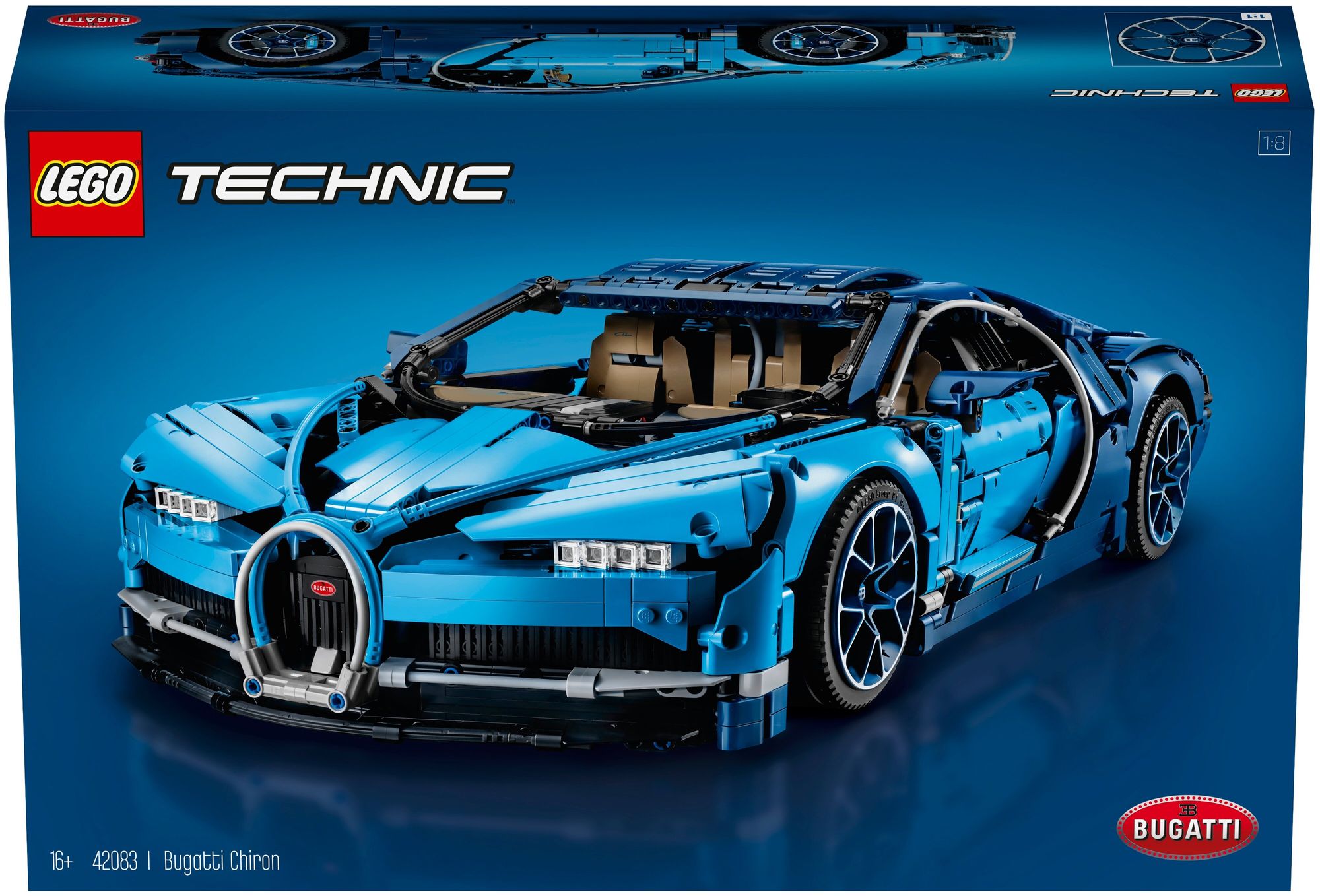 Конструктор LEGO 42083 Bugatti Chiron
Конструктор LEGO 42083 Bugatti Chiron