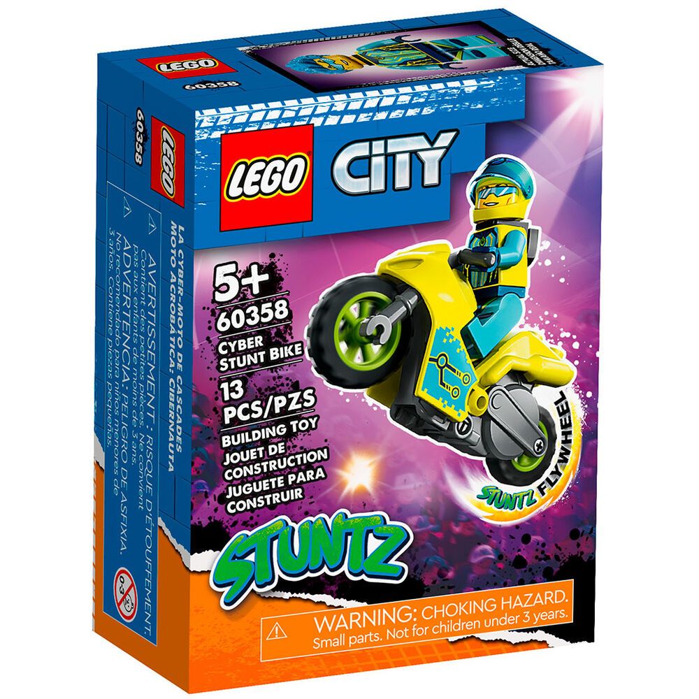 LEGO City Кибер трюковый байк 60358
LEGO City Кибер трюковый байк 60358