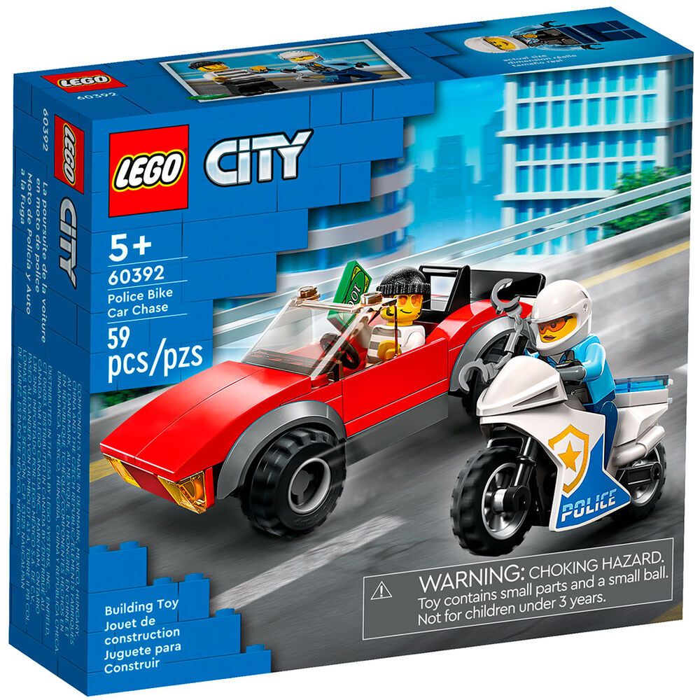 LEGO City Полицейская погоня на байке 60392
LEGO City Полицейская погоня на байке 60392