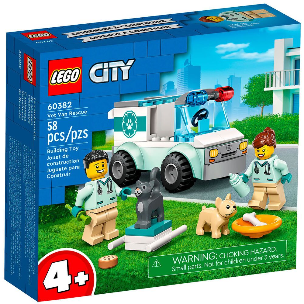 LEGO City Ветеринарный фургон 60382
LEGO City Ветеринарный фургон 60382