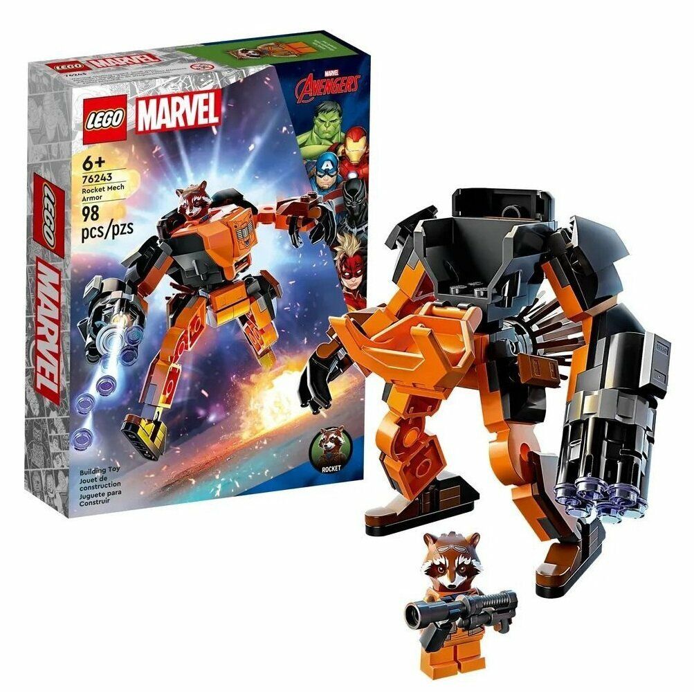 LEGO Super Heroes Ракета: робот 76243
LEGO Super Heroes Ракета: робот 76243