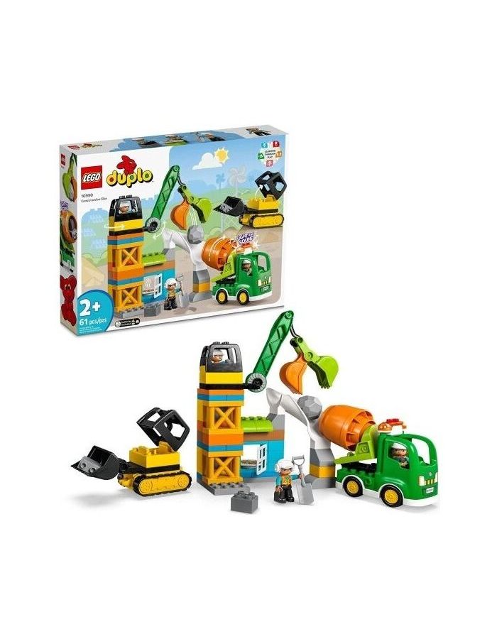 LEGO DUPLO Строительная площадка 10990
LEGO DUPLO Строительная площадка 10990