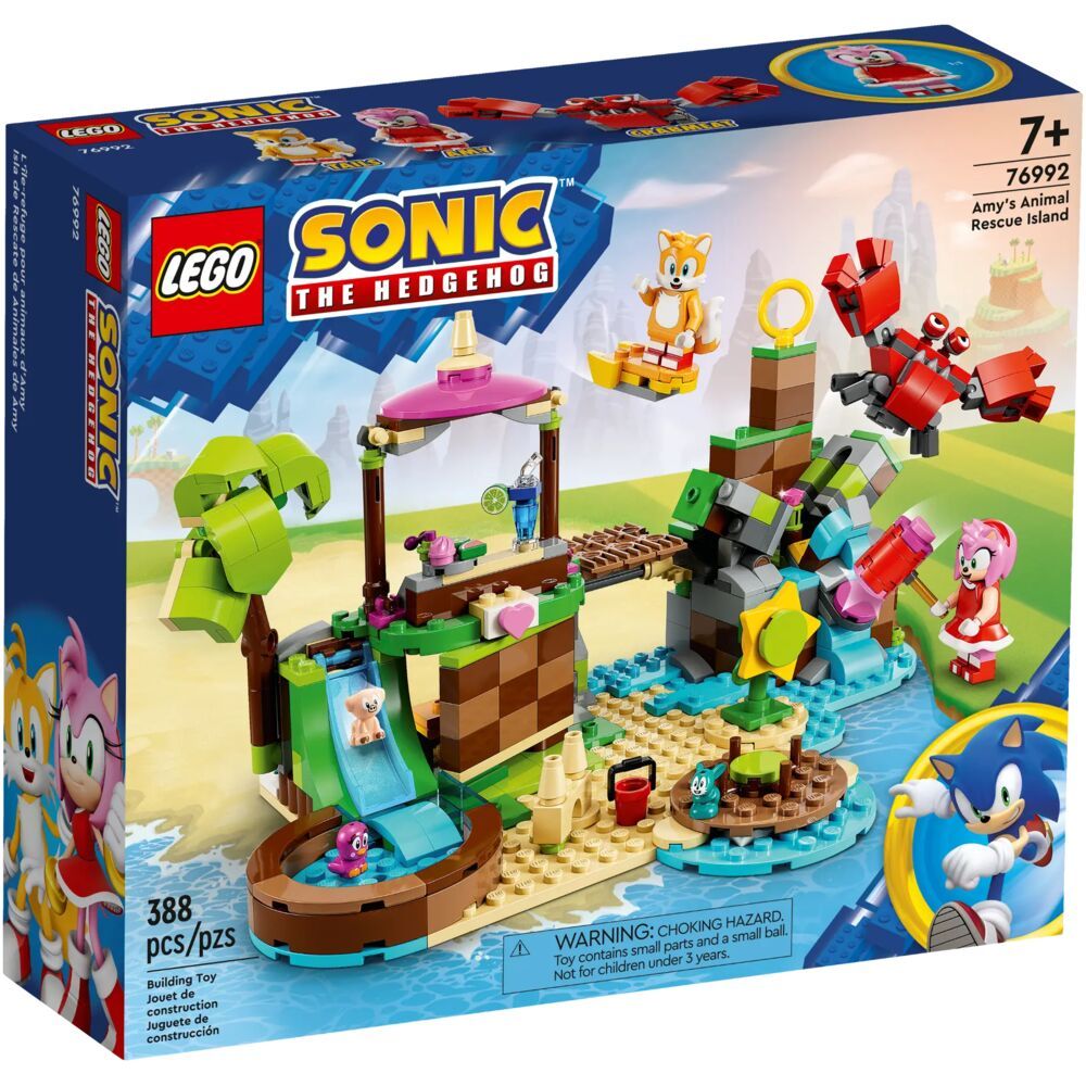 LEGO Sonic the Hedgehog Остров спасения животных Эми 76992
LEGO Sonic the Hedgehog Остров спасения животных Эми 76992
