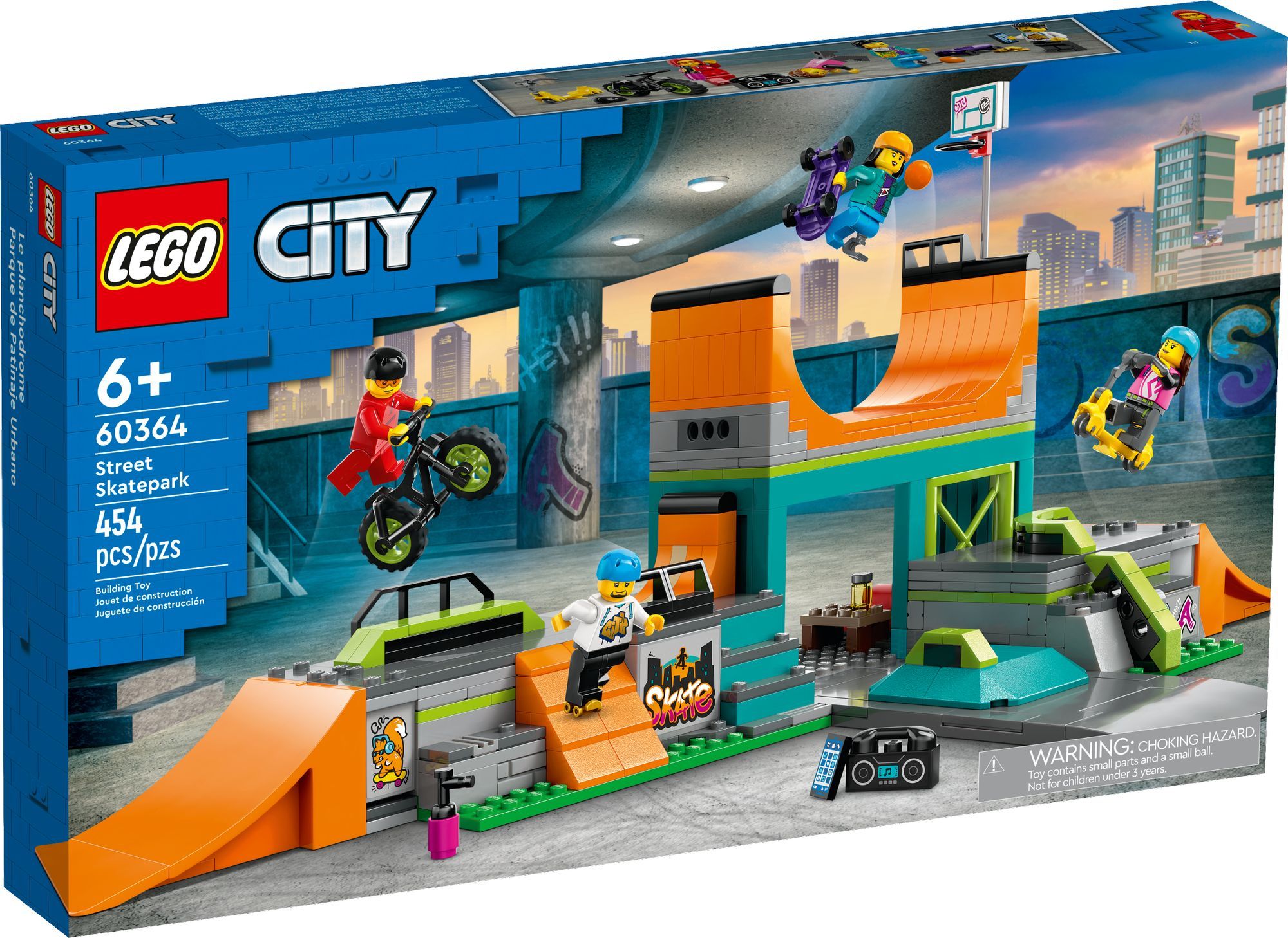 LEGO City Уличный скейт-парк 60364
LEGO City Уличный скейт-парк 60364