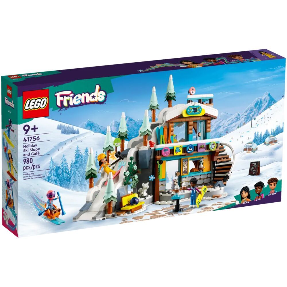 LEGO Friends Каникулы. Горнолыжный склон и кафе 41756
LEGO Friends Каникулы. Горнолыжный склон и кафе 41756