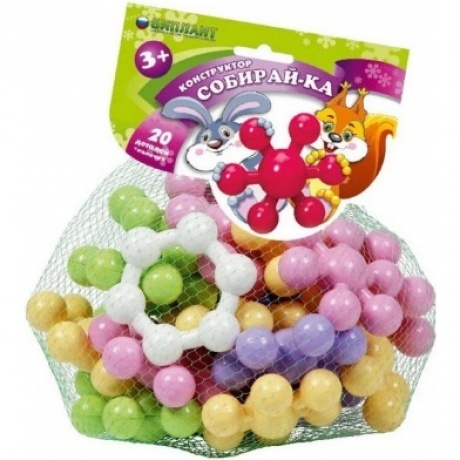 Конструктор "Собирайка-ка" №3 21 деталь
Конструктор "Собирайка-ка" №3 21 деталь