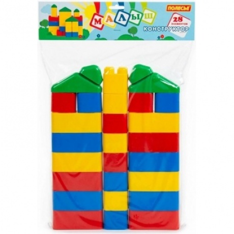 Конструктор "Малыш" 28 деталей (в пакете)
Конструктор "Малыш" 28 деталей (в пакете)