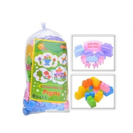 Конструктор "Малютка" 130 деталей (в пакете)
Конструктор "Малютка" 130 деталей (в пакете)