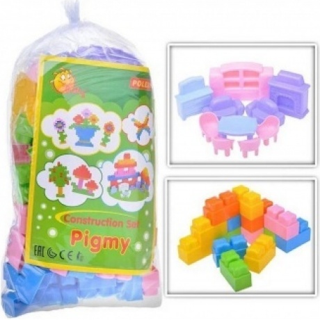 Конструктор "Малютка" 130 деталей (в пакете)
Конструктор "Малютка" 130 деталей (в пакете)