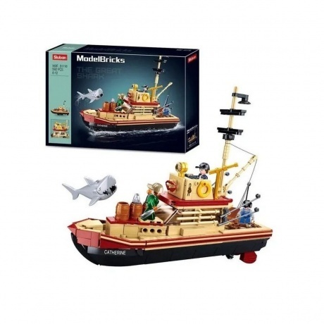 Конструктор "Рыболовное судно" 592 детали в коробке CATHERINE
Конструктор "Рыболовное судно" 592 детали в коробке CATHERINE