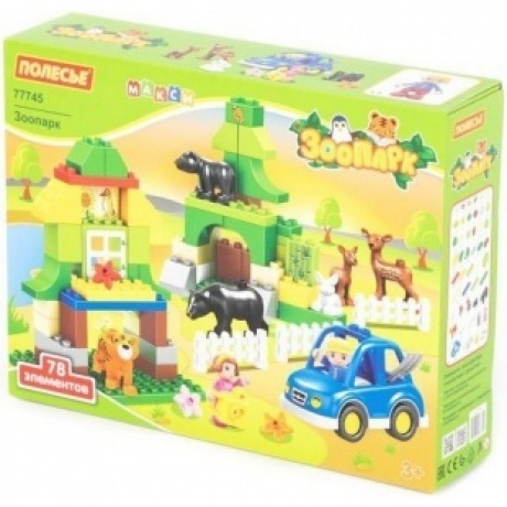Конструктор "Макси"-"Зоопарк" 78 деталей (в коробке)
Конструктор "Макси"-"Зоопарк" 78 деталей (в коробке)